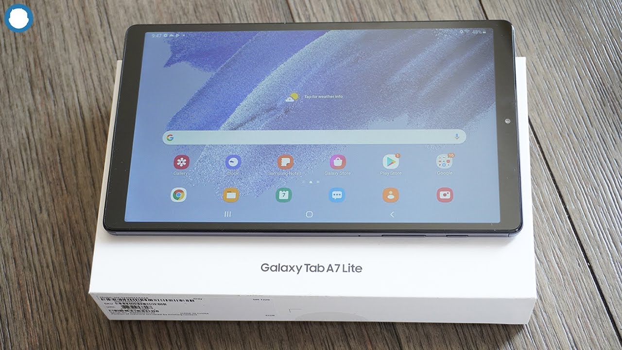 Samsung Galaxy Tab A7 Lite 8.7” Gray (3GB/32GB, Model MA-T220) - with Free Charger & Cable