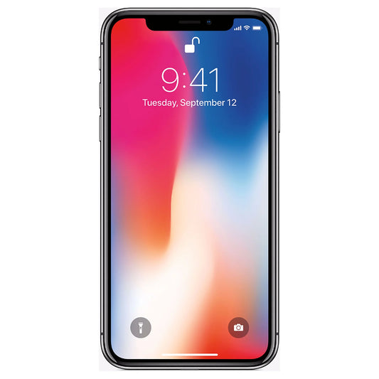iPhone X 64GB (Non-PTA) – Silver & Gray – 90%+ Battery – Original Charger – 6 Months Warranty