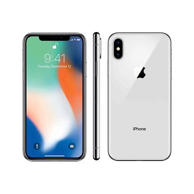 iPhone X 64GB (Non-PTA) – Silver & Gray – 90%+ Battery – Original Charger – 6 Months Warranty