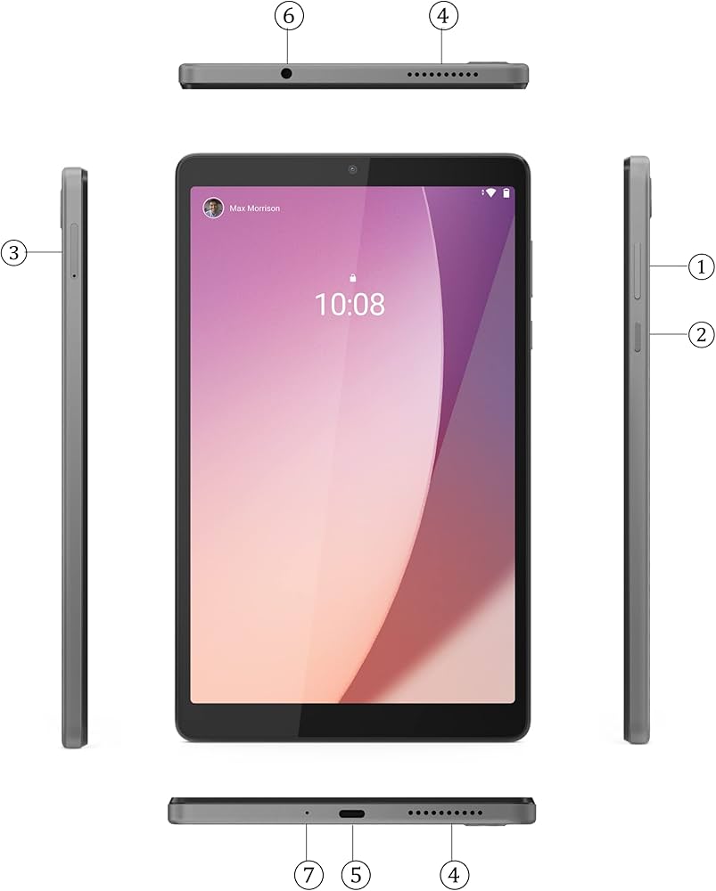 Lenovo Tab M8 4th Generation| 8" Display, 2GB RAM, 32GB Storage, Android 13, 5MP Rear & 2MP Front Cameras, 5100mAh Battery